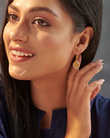 Nipa 22Kt Gold Earrings Nipa 22Kt Gold Earrings
