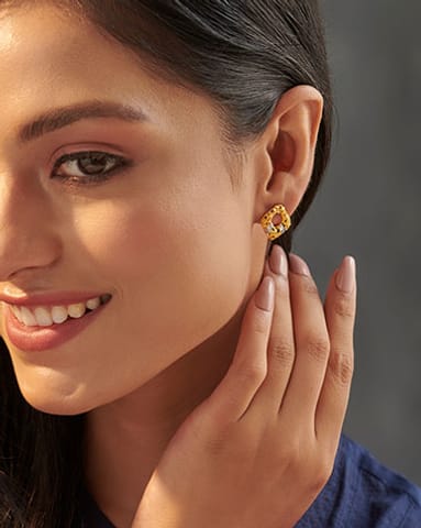Vivanshi 22Kt Gold Earrings