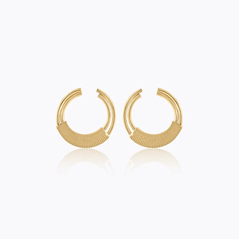 Subtle Spark 22KT Gold Stud Earrings Subtle Spark 22KT Gold Stud Earrings