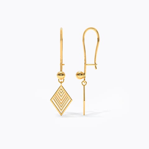 Devanshi 22KT Gold Drop Earrings Devanshi 22KT Gold Drop Earrings