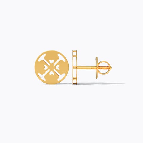 Gulzar Gleam 22KT Gold Stud Earrings Gulzar Gleam 22KT Gold Stud Earrings