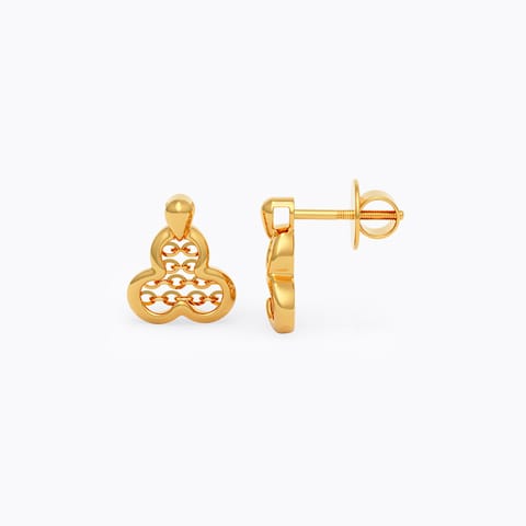 Mridula 22KT Gold Stud Earrings Mridula 22KT Gold Stud Earrings