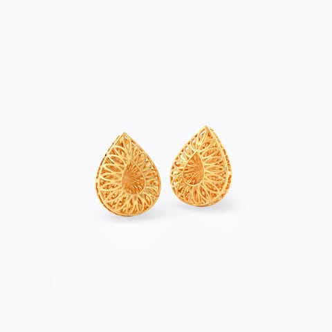 Aureve 22KT Gold Stud Earrings