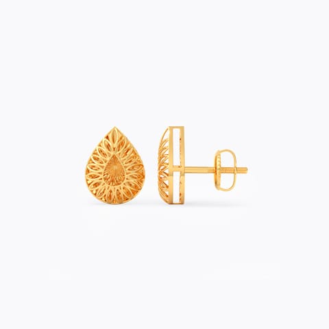 Aureve 22KT Gold Stud Earrings