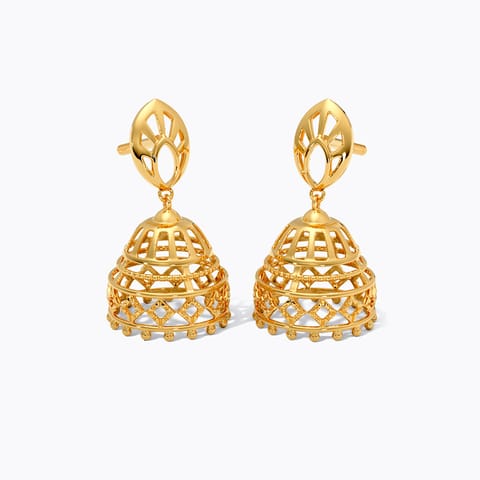 Kite Trail 22KT Gold Jhumkas Kite Trail 22KT Gold Jhumkas