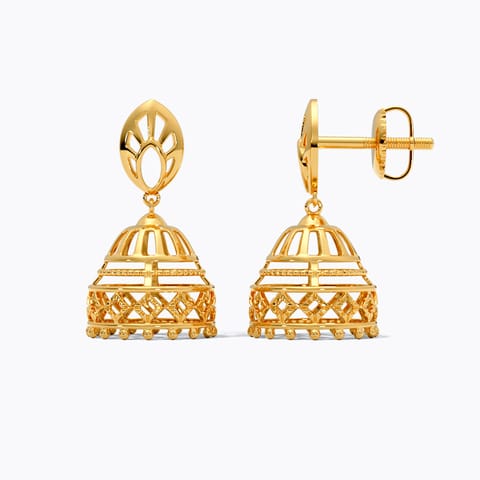 Kite Trail 22KT Gold Jhumkas Kite Trail 22KT Gold Jhumkas