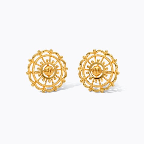 Marigold 22KT Gold Stud Earrings Marigold 22KT Gold Stud Earrings