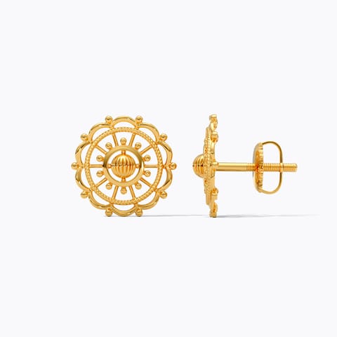 Marigold 22KT Gold Stud Earrings Marigold 22KT Gold Stud Earrings