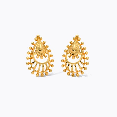 Reji 22KT Gold Stud Earrings Reji 22KT Gold Stud Earrings