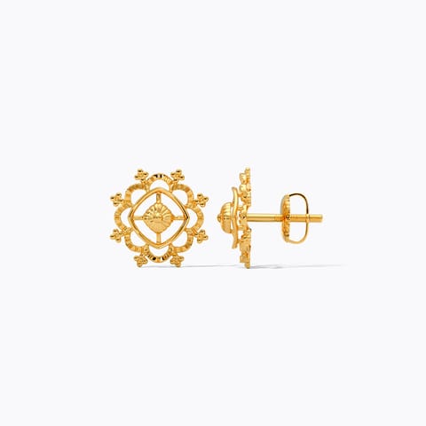 Buttercup 22KT Gold Stud Earrings Buttercup 22KT Gold Stud Earrings
