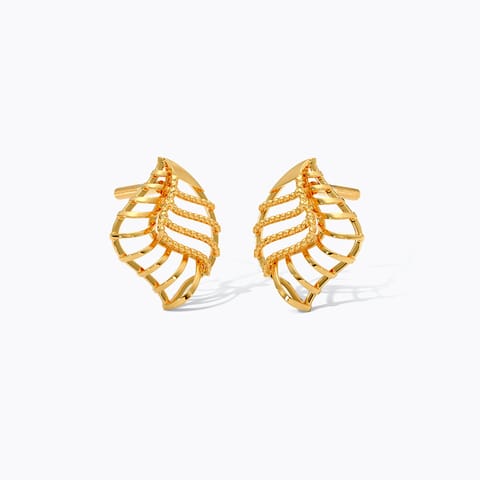 Conch 22KT Gold Stud Earrings Conch 22KT Gold Stud Earrings