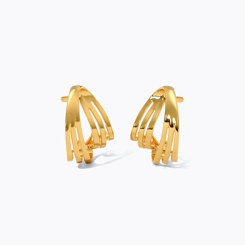 Urmih 22KT Gold Hoop Earrings