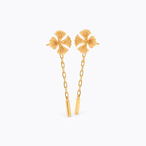 Nolana 22KT Gold Drop Earrings