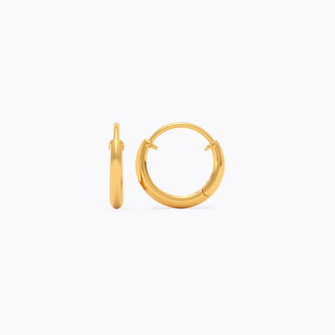 Classic 22KT Gold Hoop Earrings
