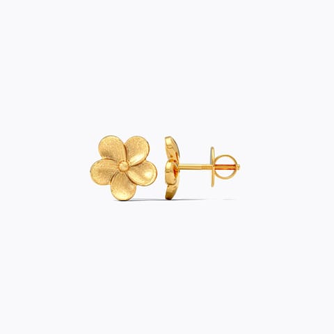 Auric Blossom 22KT Gold Stud Earrings