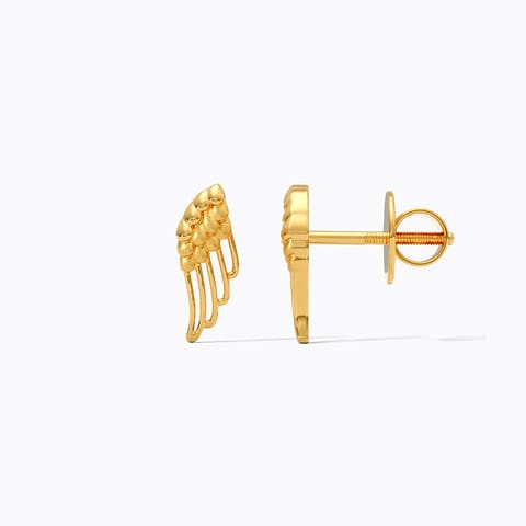 Golden Ascend 22KT Gold Stud Earrings Golden Ascend 22KT Gold Stud Earrings
