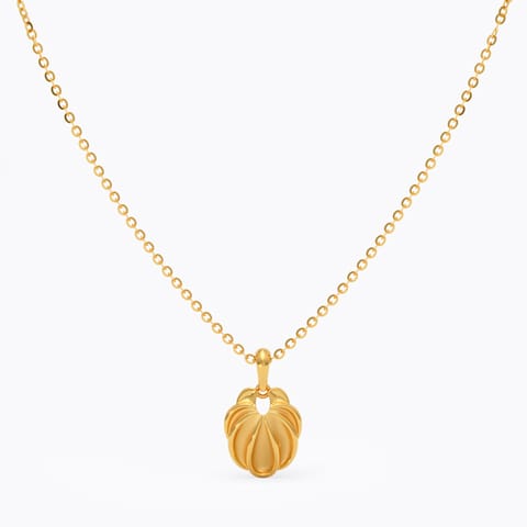 Shining Shells 22KT Gold Necklace