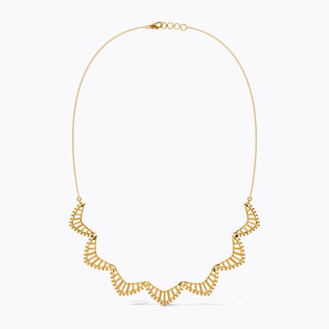 Chic Chevron 22KT Gold Necklace Chic Chevron 22KT Gold Necklace