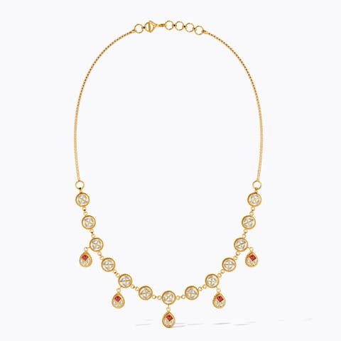 Imperial Crystal 22KT Gemstone Necklace