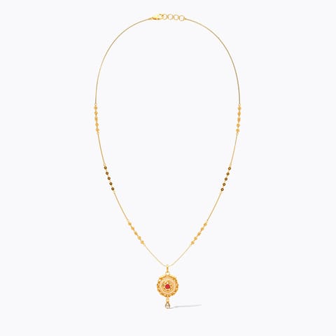 Kundan Glory 22KT Gemstone Necklace