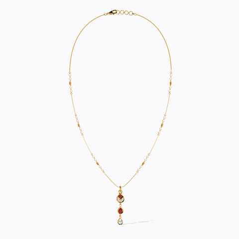 Elegant Kundan 22KT Gemstone Necklace