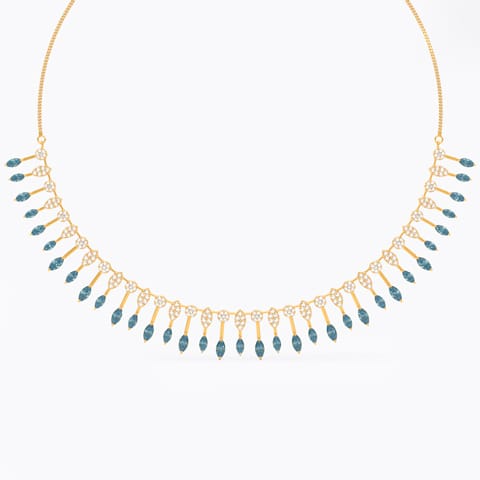 Celestial Topaz 22KT Gemstone Necklace