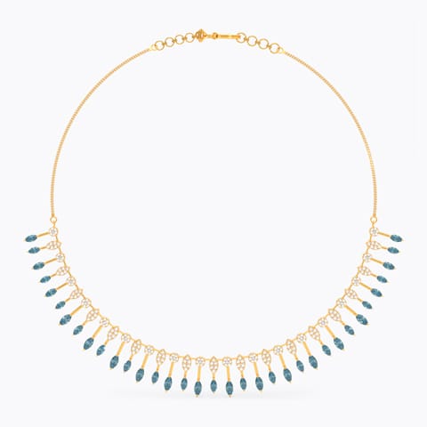 Celestial Topaz 22KT Gemstone Necklace