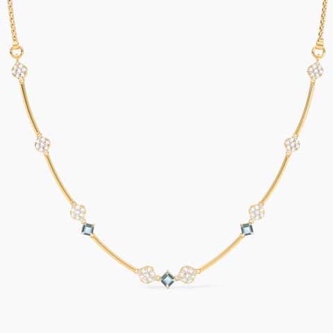 Topaz Majesty 22KT Gemstone Necklace