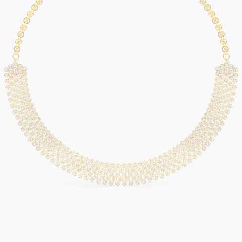 Starflare Cluster 22KT Gemstone Necklace