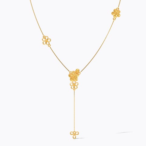 Ikigai Bloom 22KT Gold Necklace