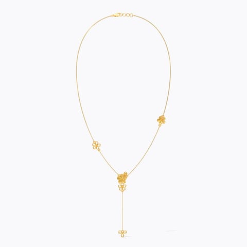 Ikigai Bloom 22KT Gold Necklace
