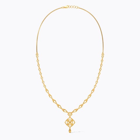 Regal Charm 22KT Gold Necklace