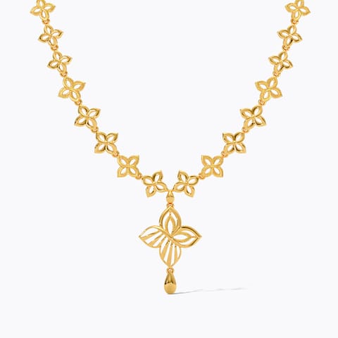Intricate Grace 22KT Gold Necklace