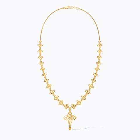 Intricate Grace 22KT Gold Necklace