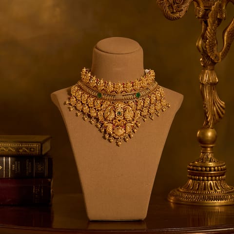 Opulent Heritage Gemstone Necklace