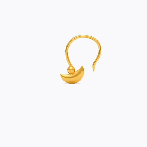 Diya 22KT Gold Nose Pin
