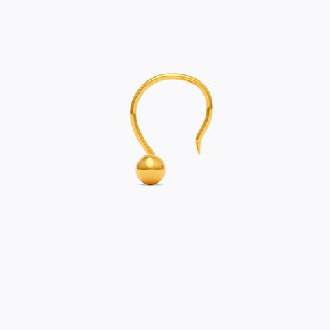 Golden Bead 22KT Gold Nose Pin