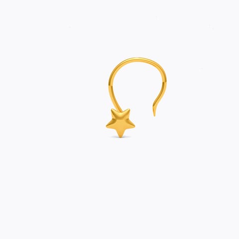 Star 22KT Gold Nose Pin