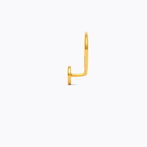 Aurum Disc 22KT Gold Nose Pin