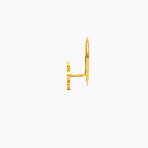 Four Circle 22KT Gold Nose Pin