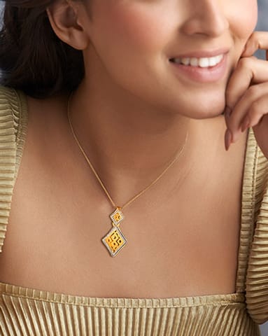 Nadira 22KT Gold Trendy Delicate Pendants Nadira 22KT Gold Trendy Delicate Pendants