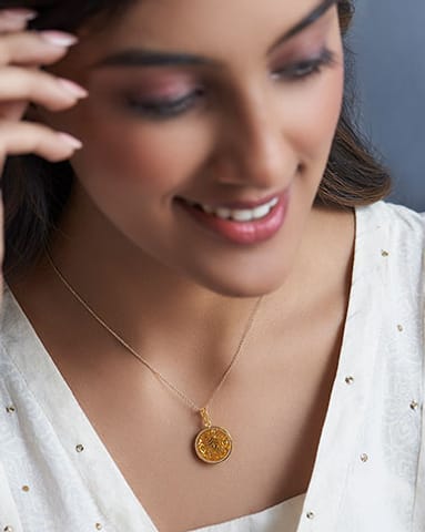 Anandita 22KT Gold Trendy Delicate Pendants Anandita 22KT Gold Trendy Delicate Pendants