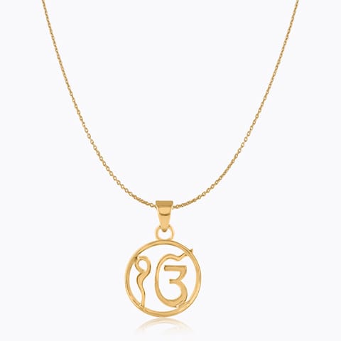 Ek Onkar 22KT Gold Pendant for Women