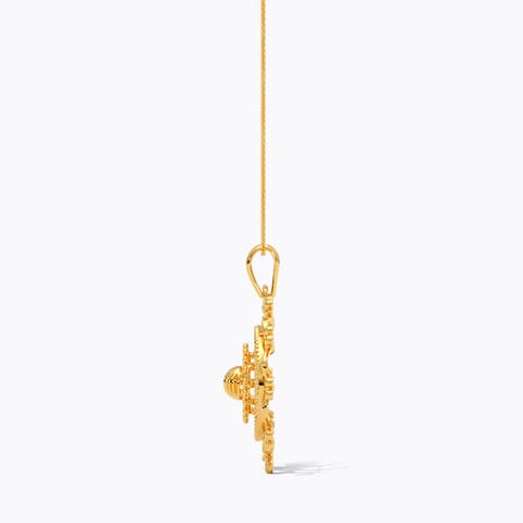 Layered Orb 22KT Gold Pendant Layered Orb 22KT Gold Pendant