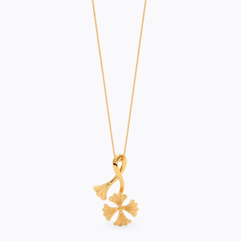 Golden Buttercup 22KT Gold Pendant