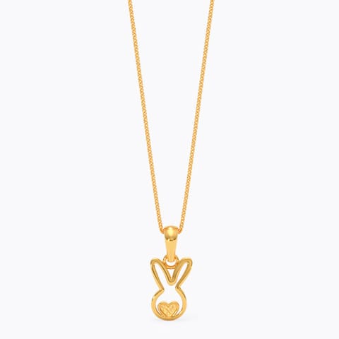 Bunny 22KT Gold Pendant