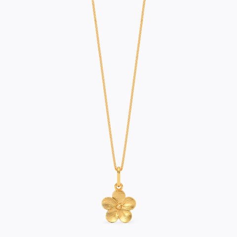 Auric Blossom 22KT Gold Pendant