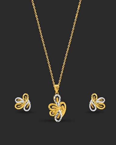 Dhiya 22Kt Gold Pendant Sets