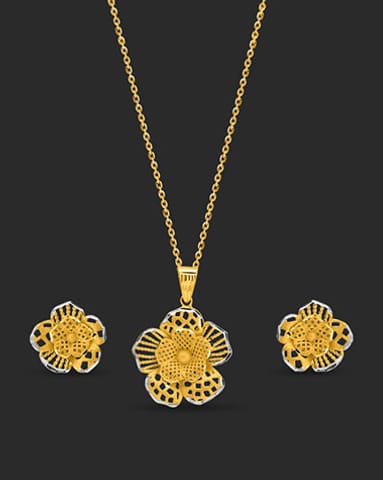 Blossom 22Kt Gold Pendant Sets