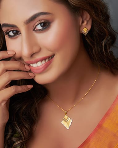 Moli 22Kt Gold Pendant Sets